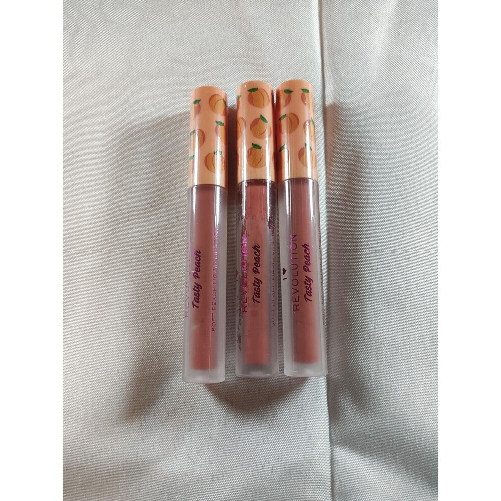 3 Pack I HEART REVOLUTION - TASTY PEACH LIQUID LIPSTICK (SEALED)